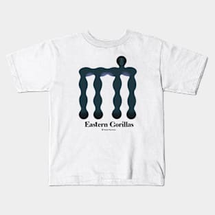 Bold monkey print "Eastern Gorilla" Kids T-Shirt